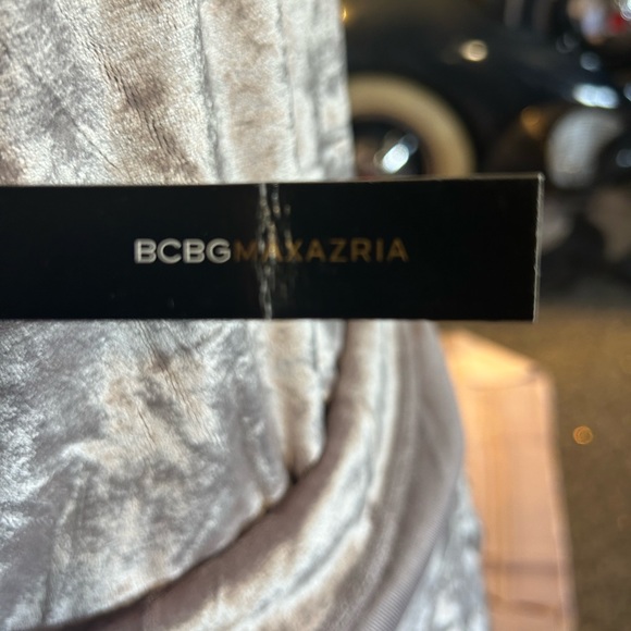 BCBGMAXAZRIA ChampagneVELVET LIKE JOGGER SOFT LIGHT FABRIC quite an elegant look - Picture 7 of 9